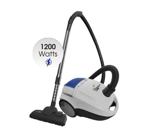 Airstream AS100, 1200 watts. Mid-size canister vacuum with HEPA filtration and HEPA bag.