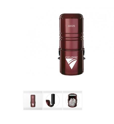 Cyclovac Central vacuum 125 - With bag