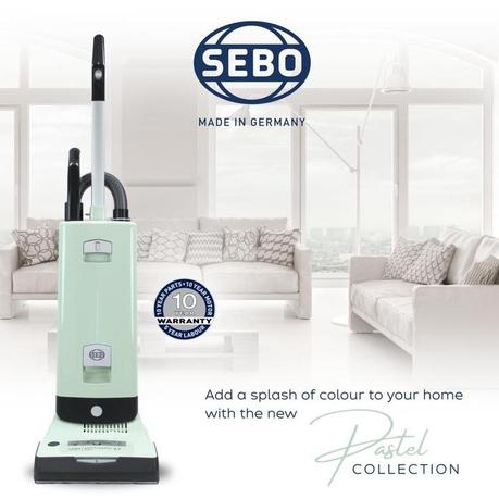 SEBO AUTOMATIC X7 Premium Pastel Mint Upright Vacuum