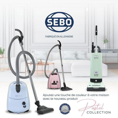 SEBO AIRBELT E2 Turbo Blue Canister Vacuum