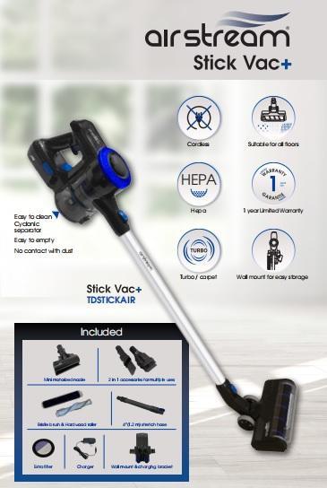 Airstream - Stick Vac+