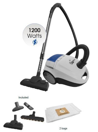 Airstream - Canister Vacuum. AS100. 1200 Watts