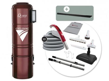 CYCLOVAC PRQUARTZPEP2- Central vacuum Quartz Exclusive hybrid combo.