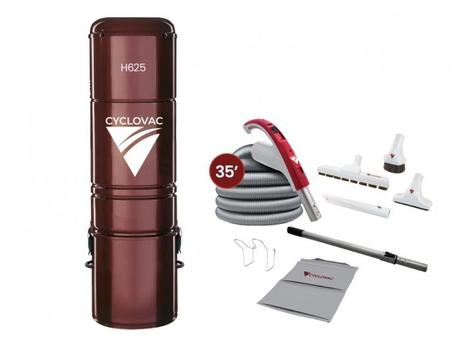 CYCLOVAC PRH625PON35XX_ - Central vacuum 625 hydrid with 24V attachment kit combo.